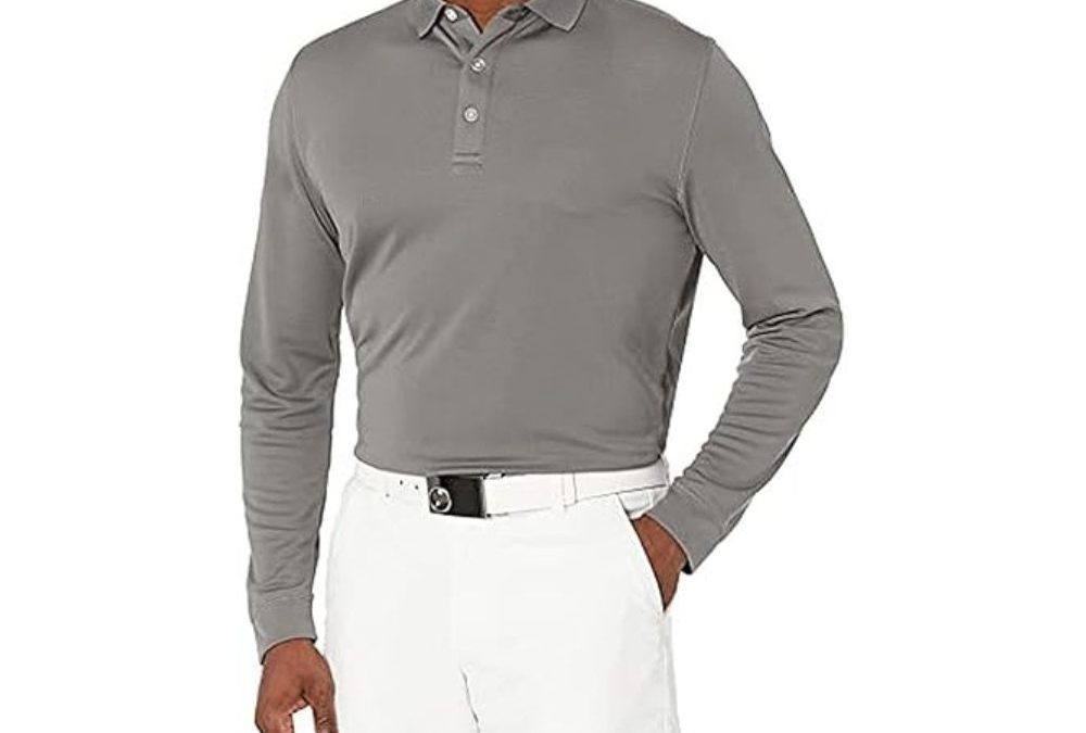 Callaway Men’s Long Sleeve Core Performance Polo – Ultimate Golf Shirt for Comfort, Style & Sun Protection