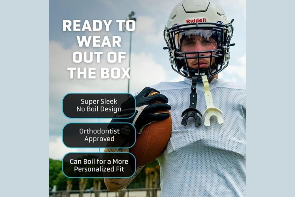 Lip protection mouthguard
